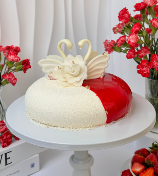 Bánh Entremet Swan Berry Vanilla ( Đặc Biệt ) - Hình ảnh 2