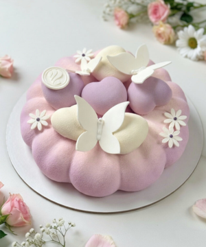 Bánh Entremet Heavenly Flutter Purple