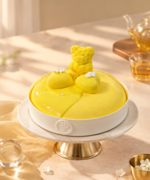 Bánh Entremet Azure Bear Yellow