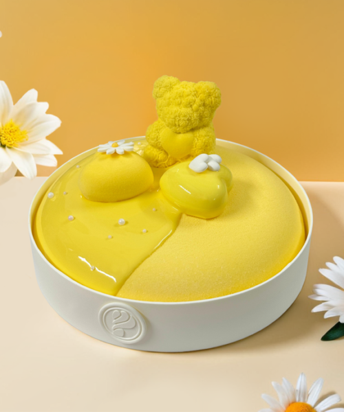 Bánh Entremet Azure Bear Yellow
