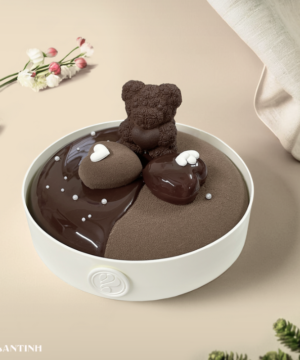Bánh Entremet Azure Bear Brown
