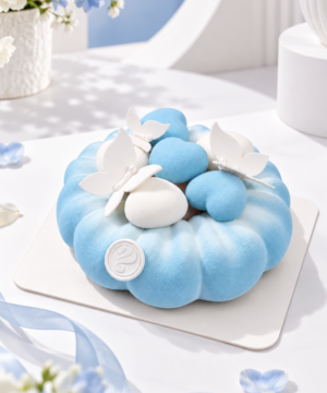 Bánh Entremet Heavenly Flutter Blue