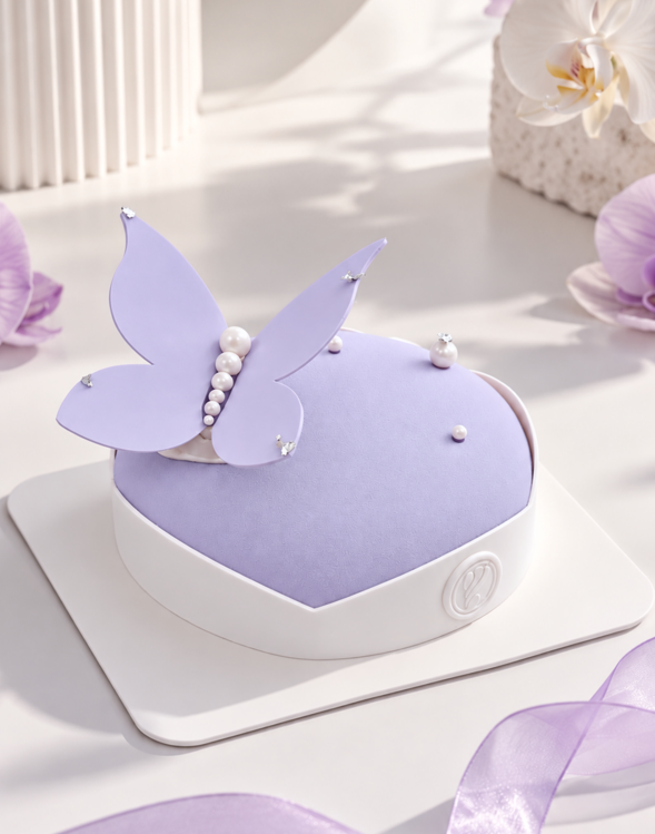 Bánh Entremet Mystic Wings Purple