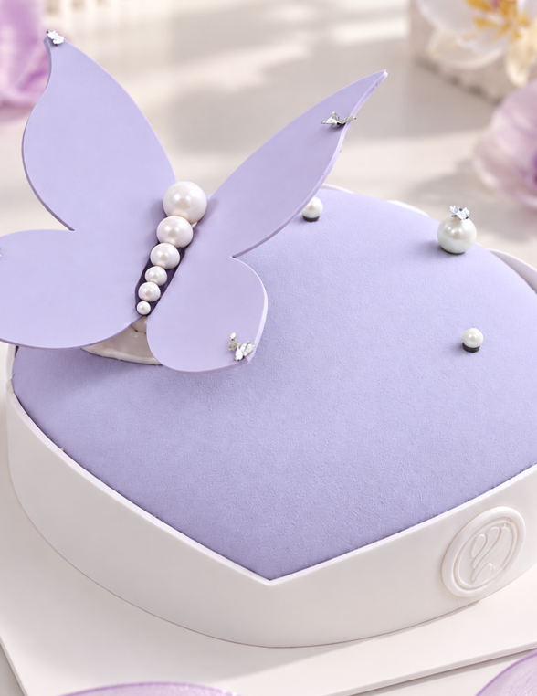 Bánh Entremet Mystic Wings Purple - Ảnh 2