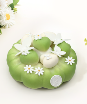 Bánh Entremet Heavenly Flutter Green