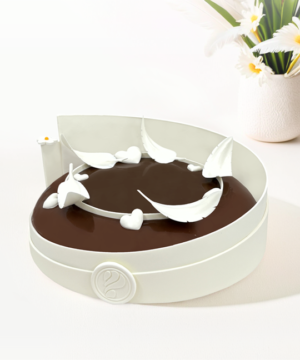 Bánh Entremet Feathered Cocoa Bliss Brown