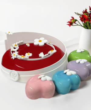 Set 5 Bánh Entremet Garden Whisper Red