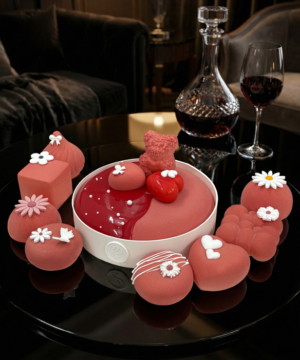 Set 9 Bánh Entremet The Bear & the Blossoms