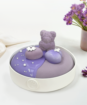 Bánh Entremet Azure Bear Purple