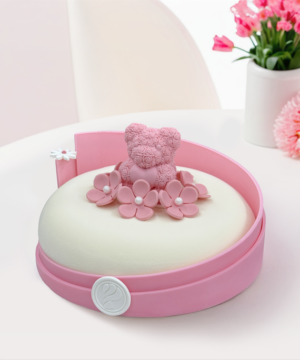 Bánh Entremet Teddy in Bloom