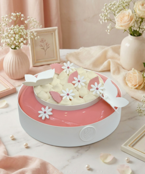 Bánh Entremet Butterfly Garden Pink