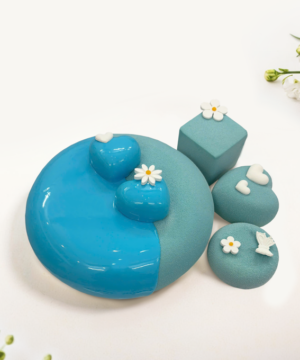 Set 4 Bánh Entremet Blue Serenade Mix Mini 3 Vị