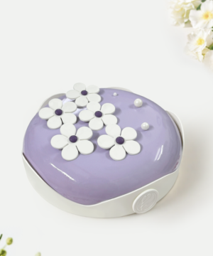 Bánh Entremet Azure Bliss Purple Glaze