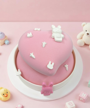 Bánh Entremet 2 TầngPink Bunny Land - Ảnh 2