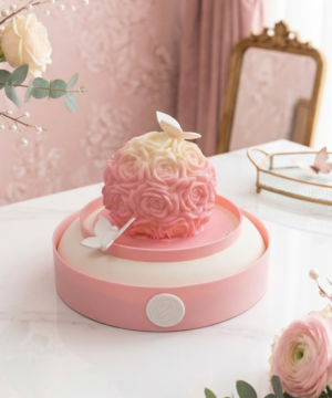 Bánh Entremet Blush Rose Couture