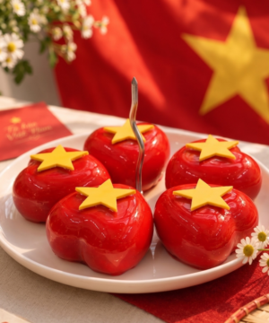 Set 5 Bánh Entremet Cờ Đỏ Sao Vàng - Ảnh 2