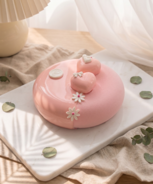 Bánh Entremet Améthyste Romance Pink