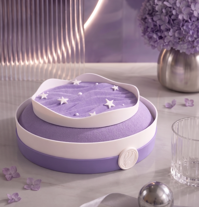 Bánh Entremet Ocean in the Sky Purple - Ảnh 2