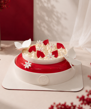Bánh Entremet Butterfly Garden Red - Ảnh 2