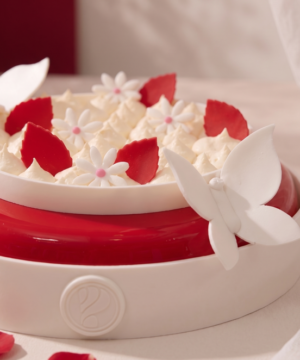 Bánh Entremet Butterfly Garden Red - Ảnh 3