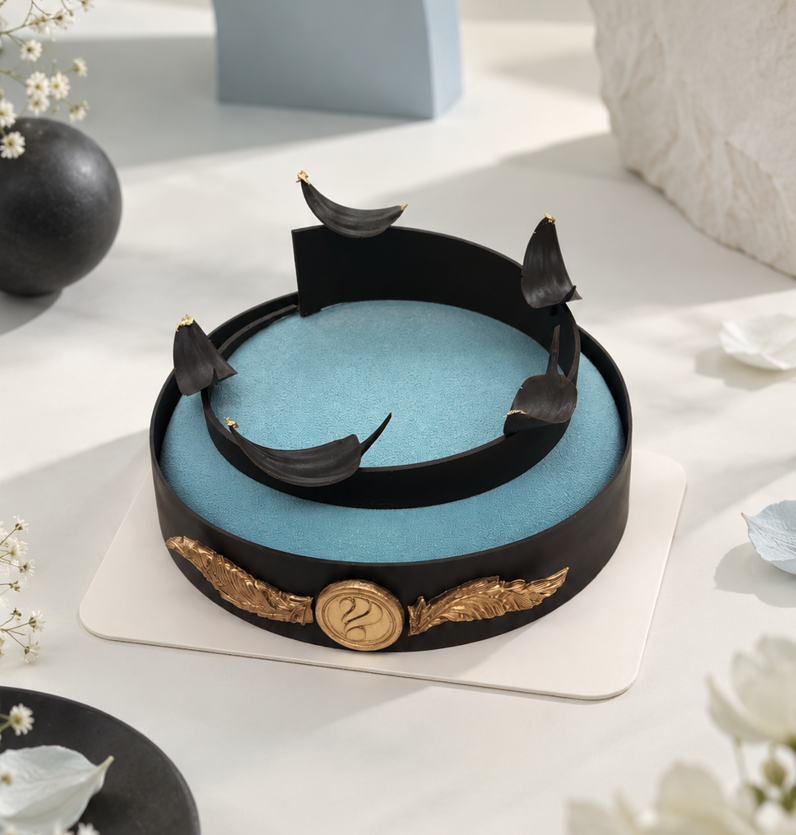 Bánh Entremet Nocturne Elegance Blue - Ảnh 2