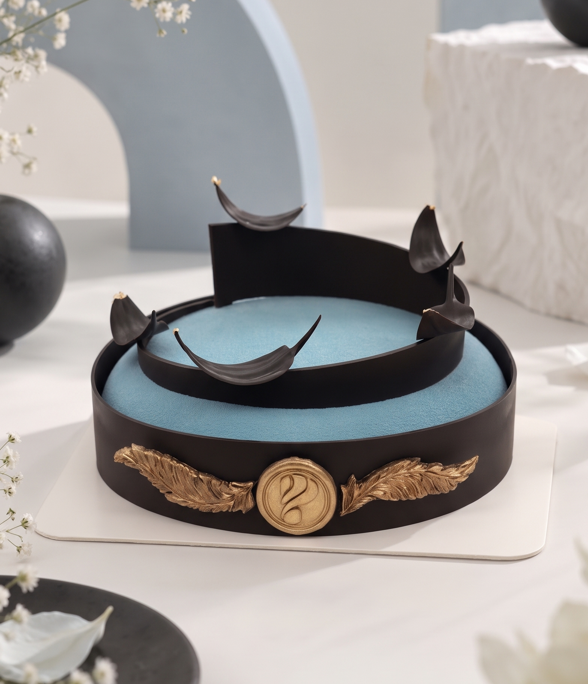 Bánh Entremet Nocturne Elegance Blue