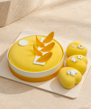 Set 4 Bánh Entremet Lucent Whisper Yellow